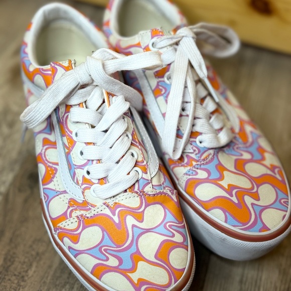Vans Women's Multicolor Psychedelic Sneakers - Picture 3 of 4
